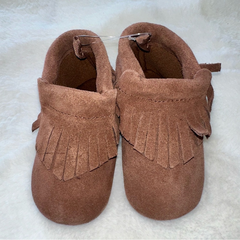 NWOT Toddler Genuine Suede Moccasins